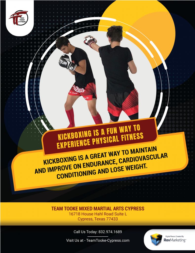 2 Students Practicing Muay Thai Kickboxing